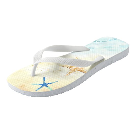 *~* strand Zee Shore Star Nautical AR7 Teenslippers (Schuin)