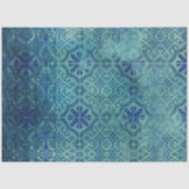 Strand Zee Shore Wood Navy Blue Tegel Decoupage Tissuepapier (Voorkant)