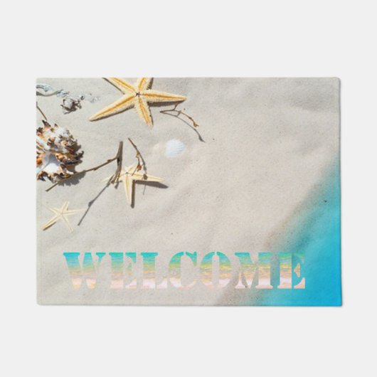 Strand,Zee ster,Zand   ,Welkom Deurmat (Voorkant)