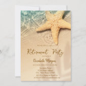 Strand Zee vis Uitnodiging (Voorkant)