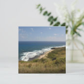 Strand Zee Zand Natuur Lucht Caribisch gebied USVI Kaart (Staand voorkant)