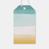 Strand Zeeen en groeten Cadeaulabel (Achterkant)