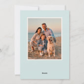 Strand Zeeen en groeten Feestdagenkaart (Achterkant)