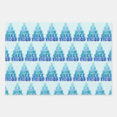 Strand Zeeen en groeten Inpakpapier Vel (Voorkant)