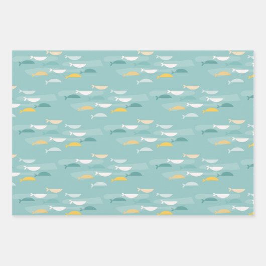 Strand Zeeen en groeten Inpakpapier Vel (Voorkant 2)