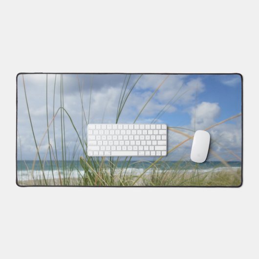 Strand zeegras fotografisch kustlandschap bureaumat (Keyboard & Muis)