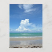 Strand Zeelandschap met Stormwolken Fotografisch Briefkaart (Voorkant)