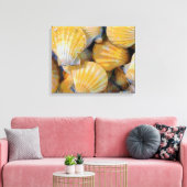 Strand Zeeschelpen Art Canvas Print (Insitu (Woonkamer))