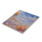 Strand Zeeschelpen Nautische strand Home Decor Tegeltje (Zijkant)