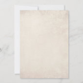 Strand Zeeschelpen Zand Seaside Bruiloft Kaart (Achterkant)