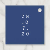 Strand Zeester Bedankjes Labels (Achterkant)