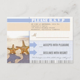 strand zeester bruiloft RSVP tickets Kaartje