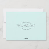 Strand Zeester en Zand Dollar Foto Feestdagenkaart (Achterkant)