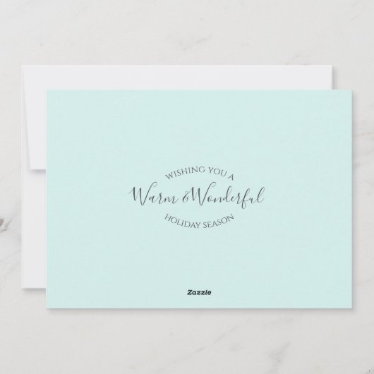 Strand Zeester en Zand Dollar Foto Feestdagenkaart (Achterkant)