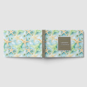 Strand zeester waterverf kustpatroon gastenboek (Volledig)