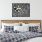 Strand Zeesterren Canvas Print (Insitu (Slaapkamer))