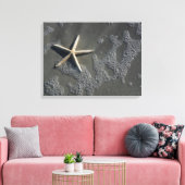 Strand Zeesterren Canvas Print (Insitu (Woonkamer))