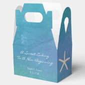 Strand Zeesterren Favor Box Bedankdoosjes (Geopend)
