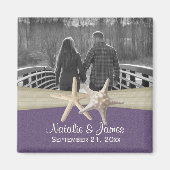 Strand Zeesterren Foto Magneet (Voorkant)