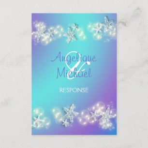 Strand zeesterren rsvp reactie bruiloft