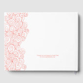 Strand zeesterren woning verhuur koraal gastenboek (Achterkant)