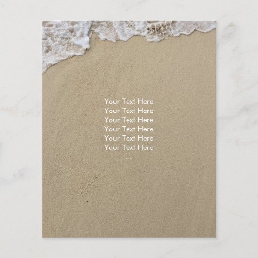 Strand- & zeewater flyers (Voorkant)