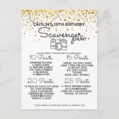 Strand zoektocht aankondigingskaart (Voorkant)