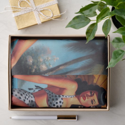 Strand Zomer Classic Pin Up Tissuepapier (Geschenk)