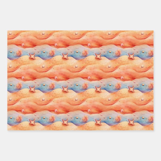 Strand Zomer inpakpapier (Voorkant 3)