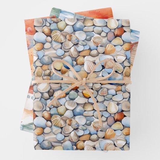 Strand Zomer inpakpapier (In situ)