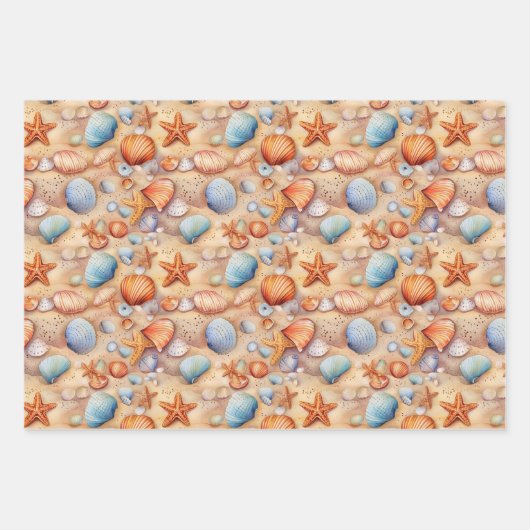 Strand Zomer inpakpapier (Voorkant 2)