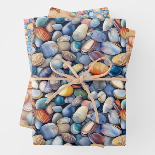 Strand Zomer inpakpapier (In situ)