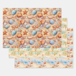 Strand Zomer inpakpapier Vel