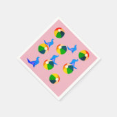 Strand, Zomer papieren servetten (Hoek)