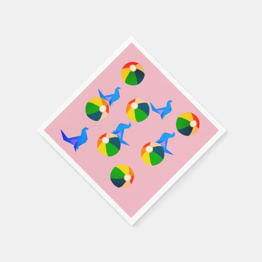 Strand, Zomer papieren servetten (Hoek)