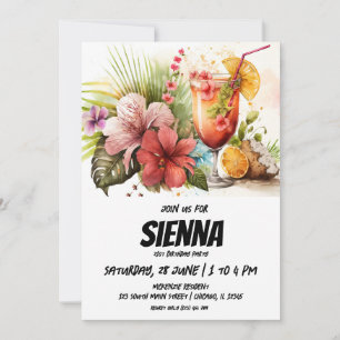 Strand Zomer Party uitnodiging