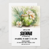 Strand Zomer Party uitnodiging (Voorkant / Achterkant)