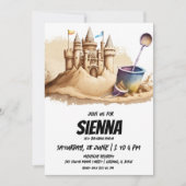 Strand Zomer Party uitnodiging (Voorkant)