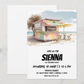 Strand Zomer Party uitnodiging (Voorkant / Achterkant)