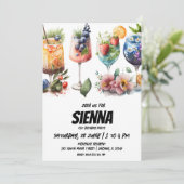 Strand Zomer Party uitnodiging (Staand voorkant)