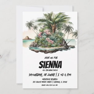 Strand Zomer Party uitnodiging