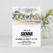 Strand Zomer Party uitnodiging (Staand voorkant)