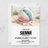 Strand Zomer Party uitnodiging (Voorkant)