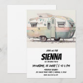 Strand Zomer Party uitnodiging (Voorkant / Achterkant)