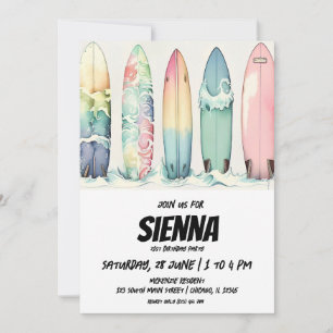 Strand Zomer Party uitnodiging