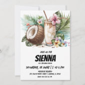 Strand Zomer Party uitnodiging (Voorkant)