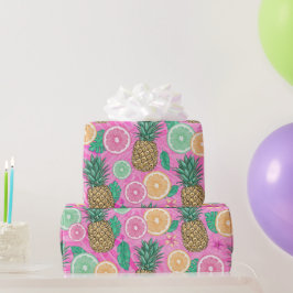 Strand Zomer Patroon Cadeaupapier