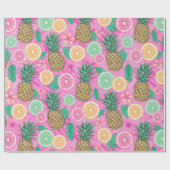 Strand Zomer Patroon Cadeaupapier (Vlak)