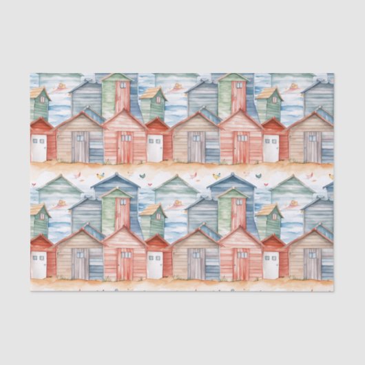 Strand Zomer Tissue Papier (Voorkant)