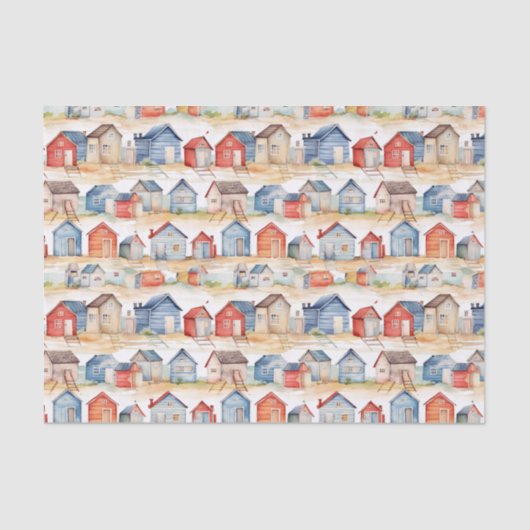 Strand Zomer Tissue Papier (Voorkant)